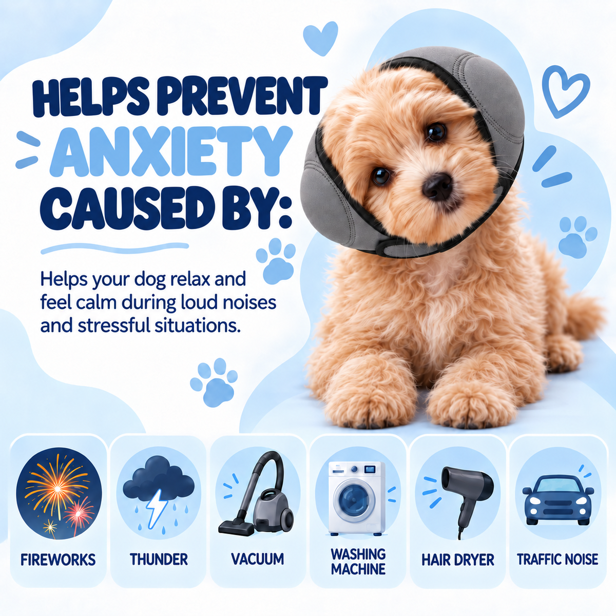 Calming Earmuffs for Dogs
